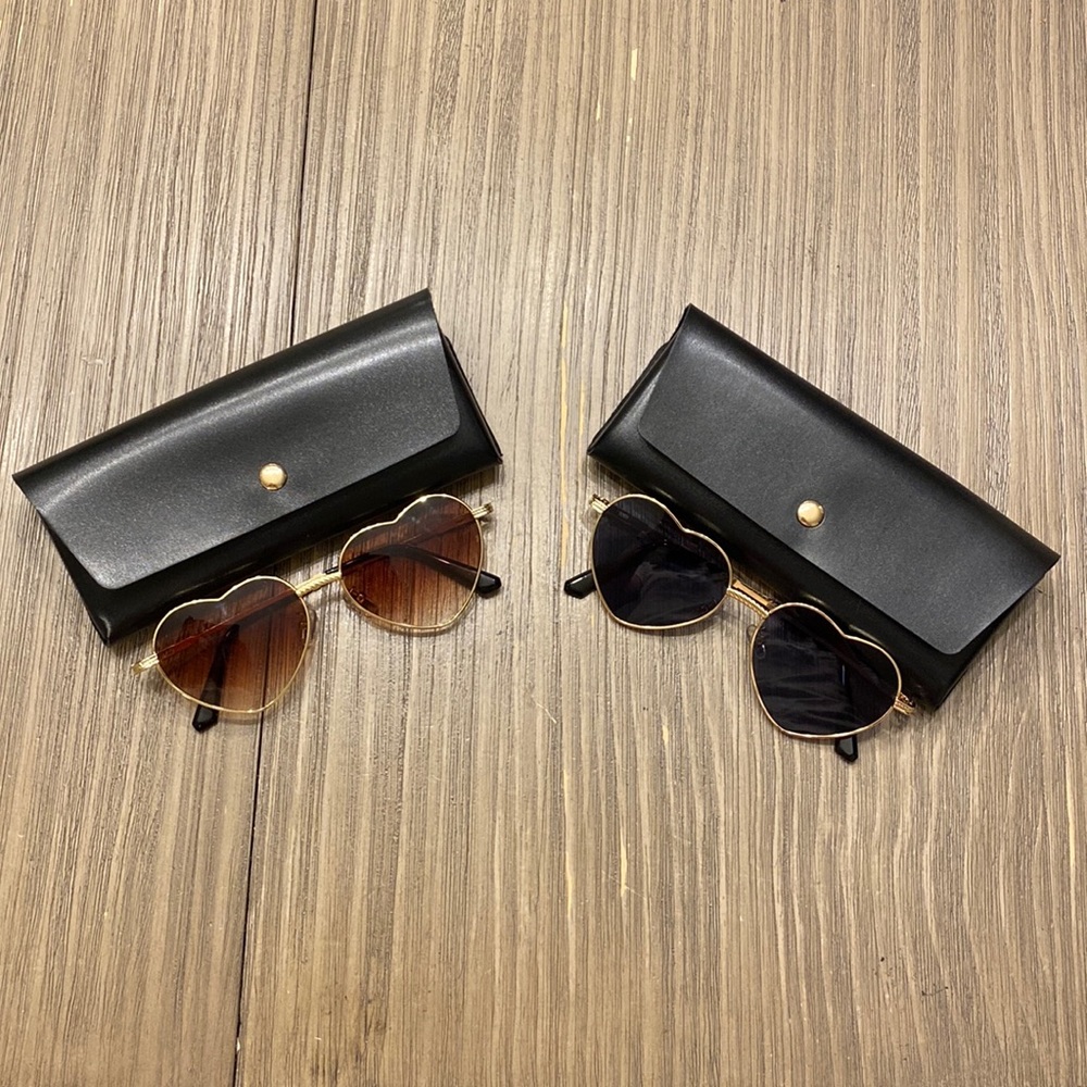 Heart shaped sunglasses